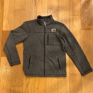The North Face Charcoal Full-Zip Jacket Boys XL